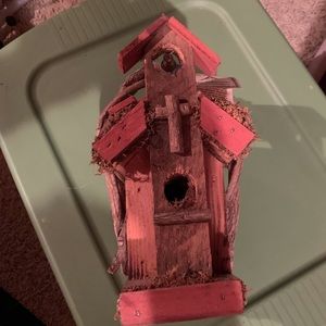 APPALACHIAN ART~FOLK ART HAND CRAFTED BIRDHOUSE